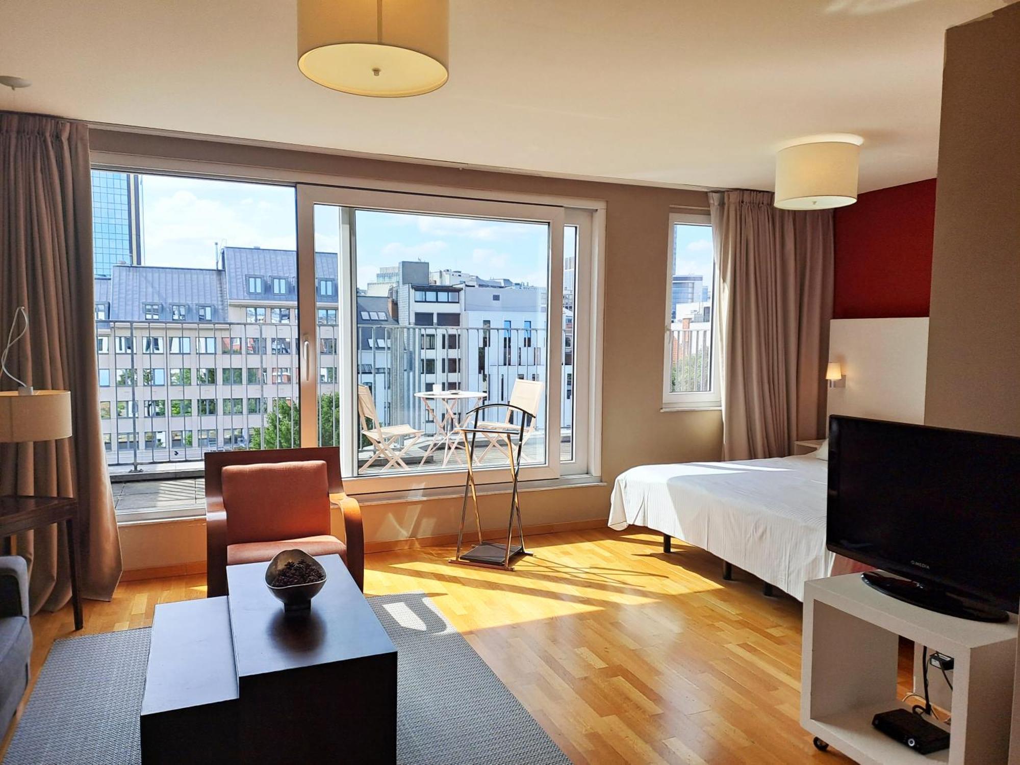 Mas Aparthotel Eu Brussel Eksteriør bilde